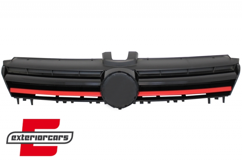 Prednja maska GTI dizajn (crvena) / VW Golf VII 7 5G (2013-2017), FGVWG7R
