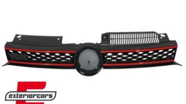Prednja maska GTI dizajn (piano crna) / VW Golf 6 VI (2008-2012), 1L0853653SME