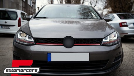 Prednja maska GTI dizajn (piano crna) / VW Golf 7 VII 5G (2013-2017), 5G0853653GME