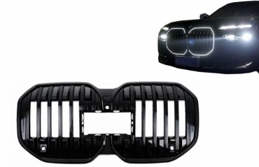 Prednja maska Iconic Glow dizajn (piano crna) / BMW Serija 7 G70 (2022-), FGBMG70LD