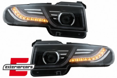 Prednja maska & LED prednji farovi Dinamički žmigavci Bi-Xenon look / Toyota FJ Cruiser XJ10 (2007-2015), HLTOFJLCXJ10