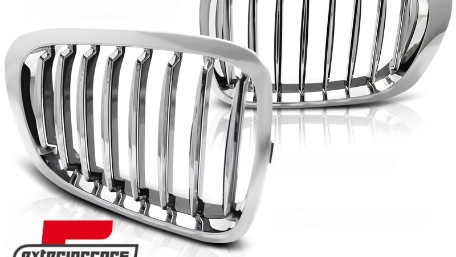 Prednja maska M-Performance dizajn (chrome/crna) / BMW serije 3 E46 Coupe Cabrio (1999-02.2003), 43446