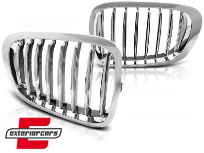 Prednja maska M-Performance dizajn (chrome/crna) / BMW serije 3 E46 Coupe Cabrio (1999-02.2003), 43446