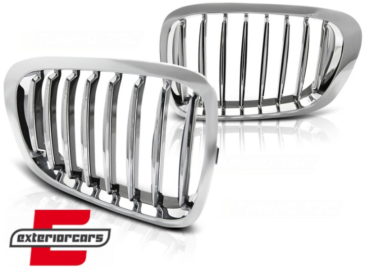 Prednja maska M-Performance dizajn (chrome/crna) / BMW serije 3 E46 Coupe Cabrio (1999-02.2003), 43446
