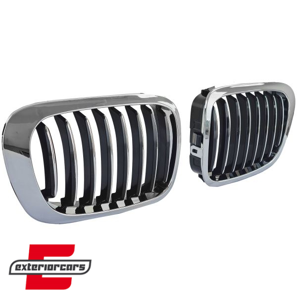 Prednja maska M-Performance dizajn (chrome/crna) / BMW serije 3 E46 Coupe Cabrio (1999-02.2003), 43446