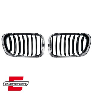 Prednja maska M-Performance dizajn (chrome/crna) / BMW serije 3 E46 Coupe Cabrio (1999-02.2003), 43446