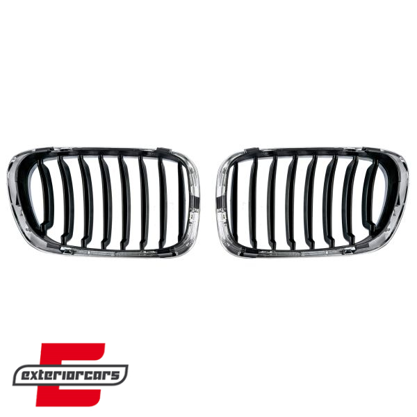 Prednja maska M-Performance dizajn (chrome/crna) / BMW serije 3 E46 Coupe Cabrio (1999-02.2003), 43446
