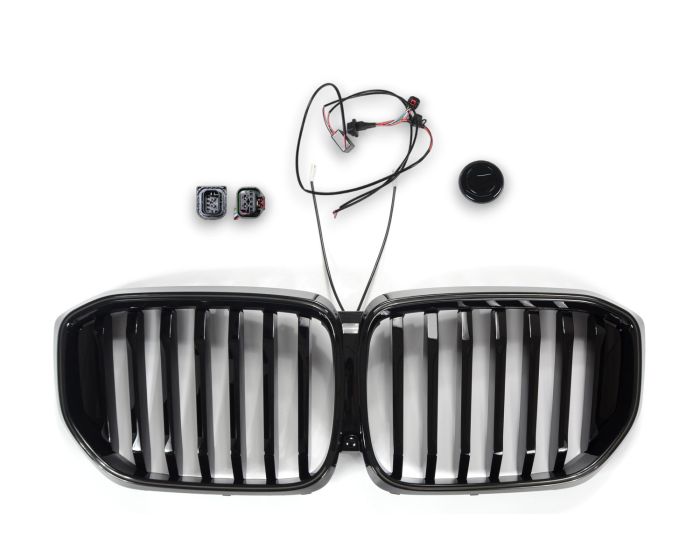 Prednja maska M-Performance dizajn + LED (piano crna) / BMW X5 G05 LCI (04.2023-), GCP-080591