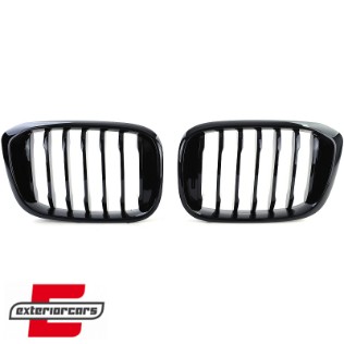 Prednja maska M-Performance dizajn (piano crna) / BMW X3 G01 (11.2017-07.2021) X4 G02 (02.2018-07.2021), GCP-080121