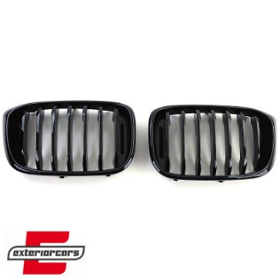Prednja maska M-Performance dizajn (piano crna) / BMW X3 G01 (11.2017-07.2021) X4 G02 (02.2018-07.2021), GCP-080121