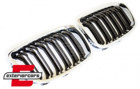 Prednja maska M1 look (chrome/crna) / BMW serije 1 F20 F21 (2011-2014), GCP-012014