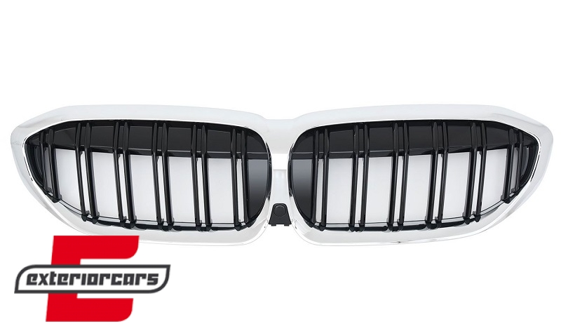 Prednja maska M3 dizajn (chrome/crna) / BMW serije 3 G20 limuzina G21 karavan (2019-06.2022), GCP-032004
