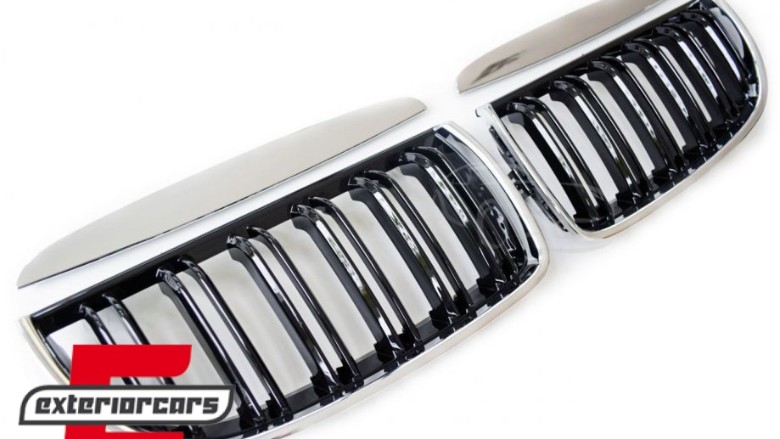 Prednja maska M3 look (chrome/crna) / BMW serije 3 E90 E91 (2005-2008), GCP-039014