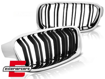 Prednja maska M3 look (chrome/crna) / BMW serije 3 F30 F31 (2011-2019), GCP-033004