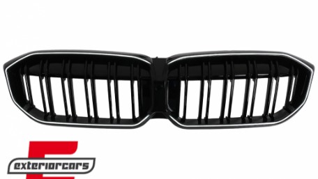 Prednja maska M3 look sa LED (piano crna) / BMW serije 3 G20 limuzina G21 karavan LCI (2023-2025), FGBMG20LCILD