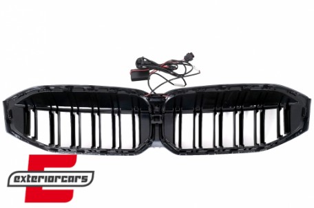 Prednja maska M3 look sa LED (piano crna) / BMW serije 3 G20 limuzina G21 karavan LCI (2023-2025), FGBMG20LCILD