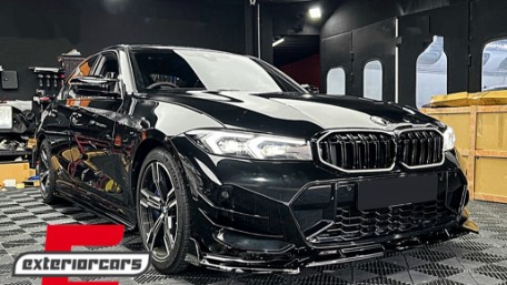 Prednja maska M3 look sa LED (piano crna) / BMW serije 3 G20 limuzina G21 karavan LCI (2023-2025), FGBMG20LCILD