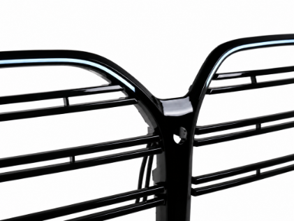 Prednja maska M4 dizajn + LED (piano crna) / BMW serije 4 G22 G23 (2020-2027), FGBMG22LD