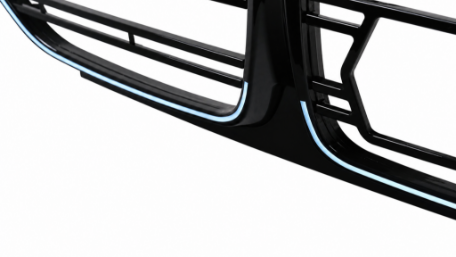 Prednja maska M4 dizajn + LED (piano crna) / BMW serije 4 G26 Gran Coupe (2021-2026), FGBMG26LD