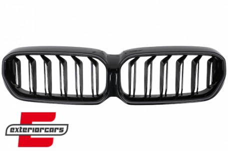 Prednja maska M5 dizajn sa LED (piano crna) / BMW serije 5 G30 G31 LCI (07.2020-2023), FGBMG30LCILD