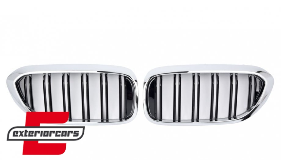 Prednja maska M5 look (chrome/crna) / BMW serije 5 G30 limuzina G31 karavan (2017-06.2020), GCP-053004
