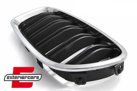 Prednja maska M5 look (chrome/mat crna) / BMW serije 5 F10 F11 (2010-2017), GRBM88