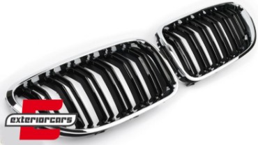 Prednja maska M6 look (chrome/crna) / BMW serije 6 F06 F12 F13 Gran Coupe Cabrio Coupe (2011-2018), GCP-061204