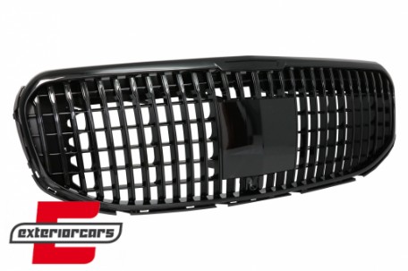 Prednja maska Maybach dizajn (piano crna) / Mercedes GLS SUV X167 (2019-2023), GCP-167063
