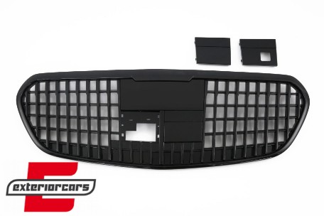 Prednja maska Maybach dizajn (piano crna) / Mercedes S-klasa W223 (2020-), GCP-223063