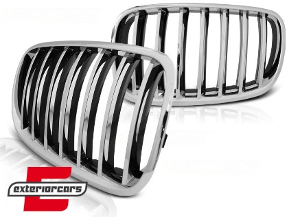 Prednja maska Performance dizajn (chrome) / BMW X5 E70 X6 E71 (2007-2014), GRBM32