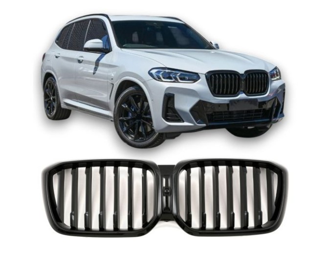 Prednja maska Performance dizajn (piano crna) / BMW X3 G01 LCI (08.2021-2024) X4 G02 LCI (08.2021-2025), GRBMW4