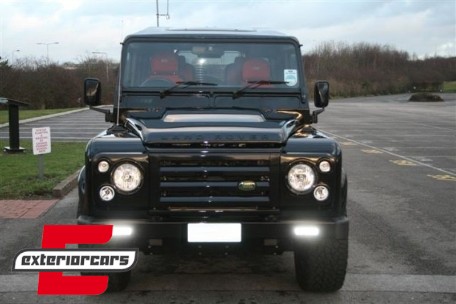 Prednja maska & poklopci svjetla (piano crna) / Land Rover Defender L316 (1990-2016), FGLRDFB
