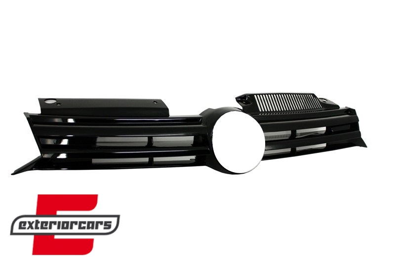 Prednja maska R20 dizajn (piano crna) / VW Golf VI (2008-2012), 1L0853653JME