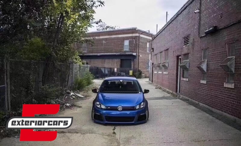 Prednja maska R20 dizajn (piano crna) / VW Golf VI (2008-2012), 1L0853653JME