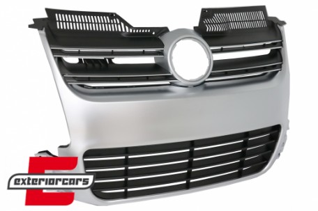 Prednja maska R32 dizajn (brušeni aluminij) / VW Golf 5 V (2003-2007), FGVWG5R32