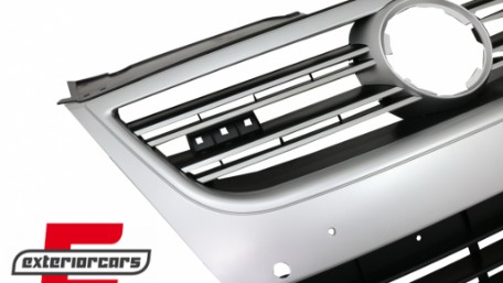 Prednja maska R36 dizajn (srebrni aluminij) / VW Passat 3C (2007-2010), FGVWP3CR36S