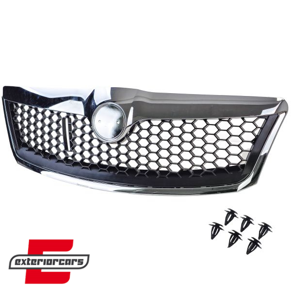 Prednja maska RS look (crna/chrome) / Škoda Octavia 1Z Facelift (2009-2013), 42313