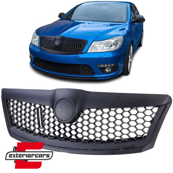 Prednja maska RS look (mat crna) / Škoda Octavia 1Z Facelift (2009-2013), 42314
