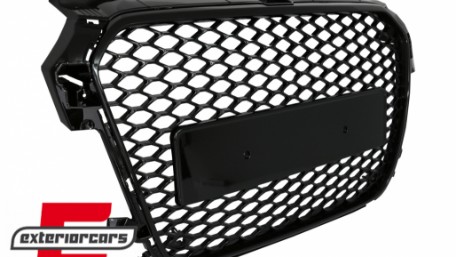 Prednja maska RS1 dizajn (piano crna) / Audi A1 8X (2010-2014), FGAUA18XRSB