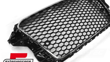 Prednja maska RS3 dizajn (chrome/crna) / Audi A3 8V (2012-2016), GRAU53