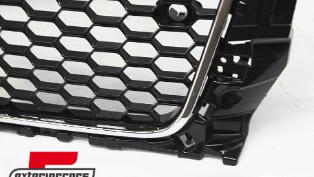 Prednja maska RS3 dizajn (chrome/crna) / Audi A3 8V (2012-2016), GRAU53