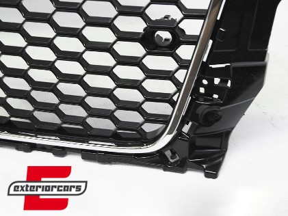 Prednja maska RS3 dizajn (chrome/crna) / Audi A3 8V (2012-2016), GRAU53