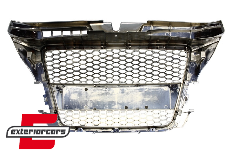 Prednja maska RS3 dizajn (chrome/crna) / Audi A3 S3 8P Facelift (2007-2012), GRAU40