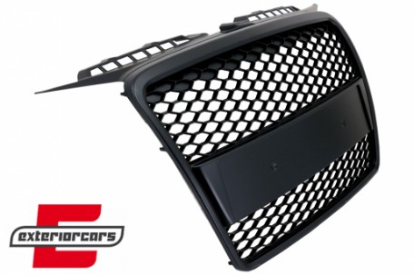 Prednja maska RS3 dizajn (mat crna) / Audi A3 8P 8PA (2004-2007), GRAU24