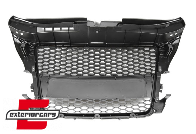 Prednja maska RS3 dizajn (mat crna) / Audi A3 S3 8P Facelift (2007-2012), GRAU39