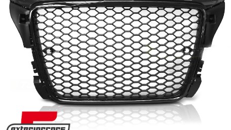 Prednja maska RS3 dizajn (PDC) (piano crna) / Audi A3 8P Facelift (2007-2012), GRAU91