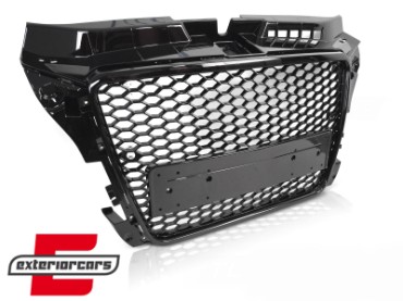 Prednja maska RS3 dizajn (PDC) (piano crna) / Audi A3 8P Facelift (2007-2012), GRAU93