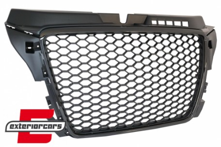Prednja maska RS3 dizajn (piano crna) / Audi A3 8P Facelift (2007-2012), GRAU67