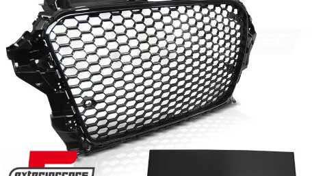 Prednja maska RS3 dizajn (piano crna) / Audi A3 8V (2012-2016), GRAU52