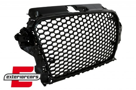Prednja maska RS3 dizajn (piano crna) / Audi A3 8V (2012-2016), GRAU52